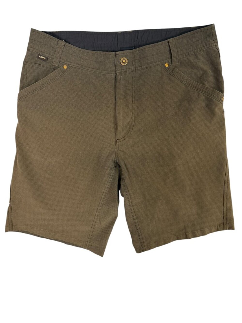 KUHL Men's Brown Hiking Cargo Shorts Size 35 Outdoor Casual
